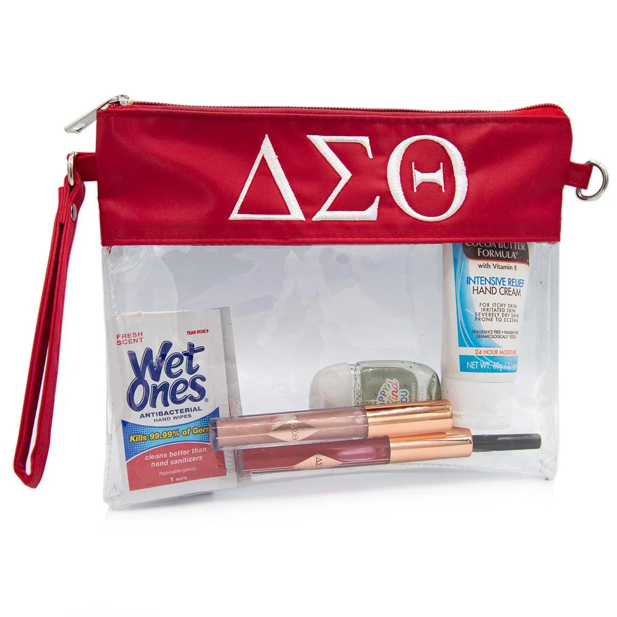 ΔΣΘ Stadium-Approved Clear Crossbody Bag