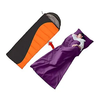 115*210cm gem green Household anti dirty sleeping bag, portable liner, ultra-light hotel travel sleeping bag AZ21677