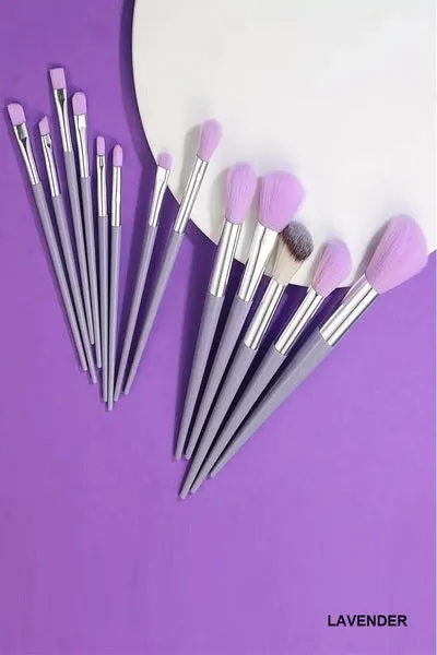 13 PCS Makeup Brush Set w Storage Bag