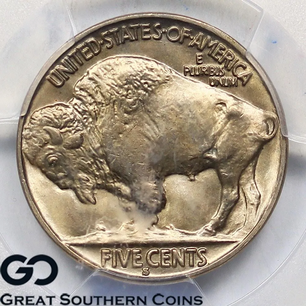 1931-S Buffalo Nickel PCGS MS-66 ** Scarce This Nice ** 2nd Lowest Mintage!