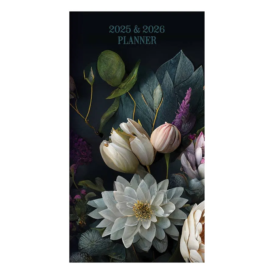 2025-2026 Dutch Flora Small Monthly Pocket Planner