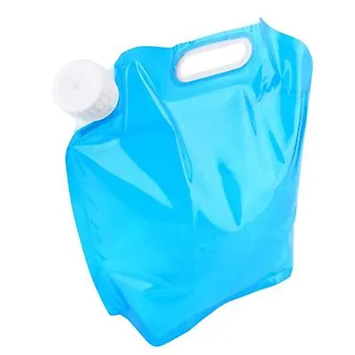 2Pcs 10L outdoor foldable water bag, portable hiking camping water storage bag AZ22184