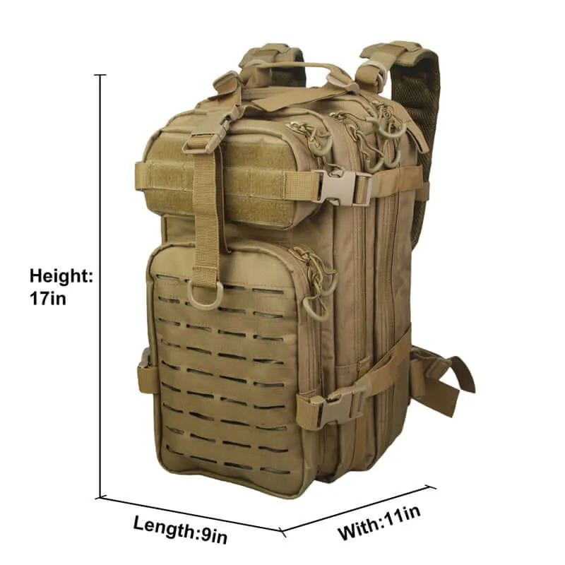 3 Day Recon Coyote Tactical Backpack SKU 9825