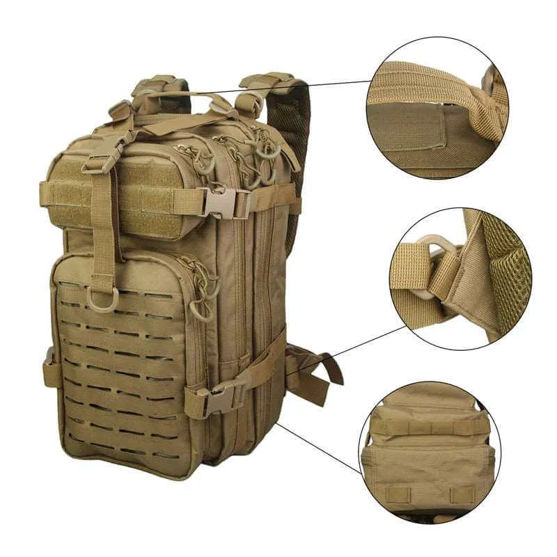 3 Day Recon Coyote Tactical Backpack SKU 9825