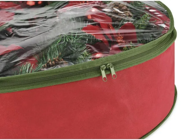 30 Inch Wreath Bag with Clear Top