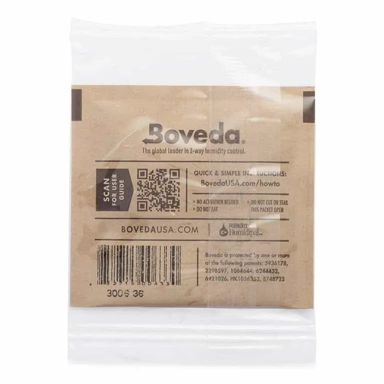 58% Boveda 8g Pack individually overwrapped