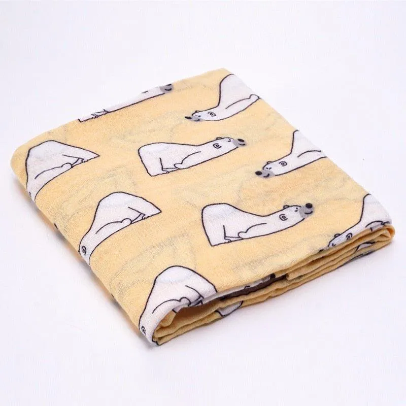 70% Bamboo 30% Cotton Baby Swaddle Wraps