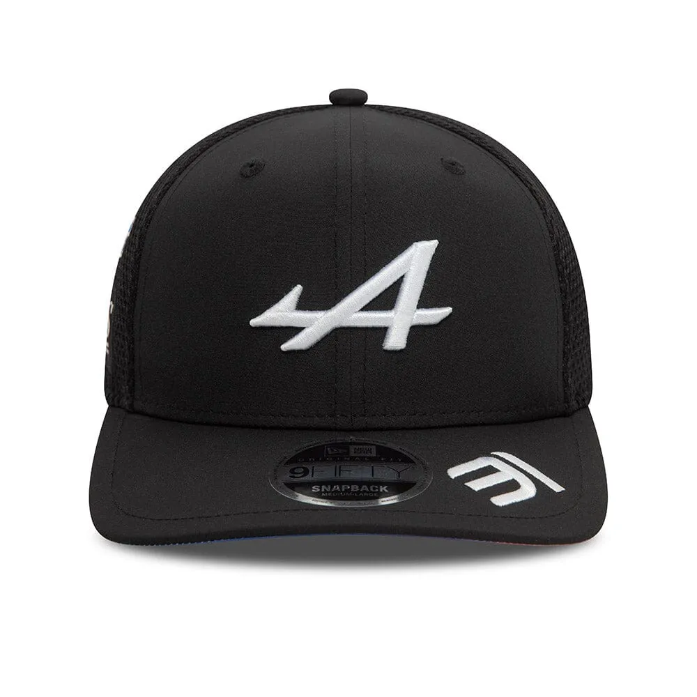 Alpine Racing F1 2024 New Era 9Fifty Esteban Ocon Team Hat - Black