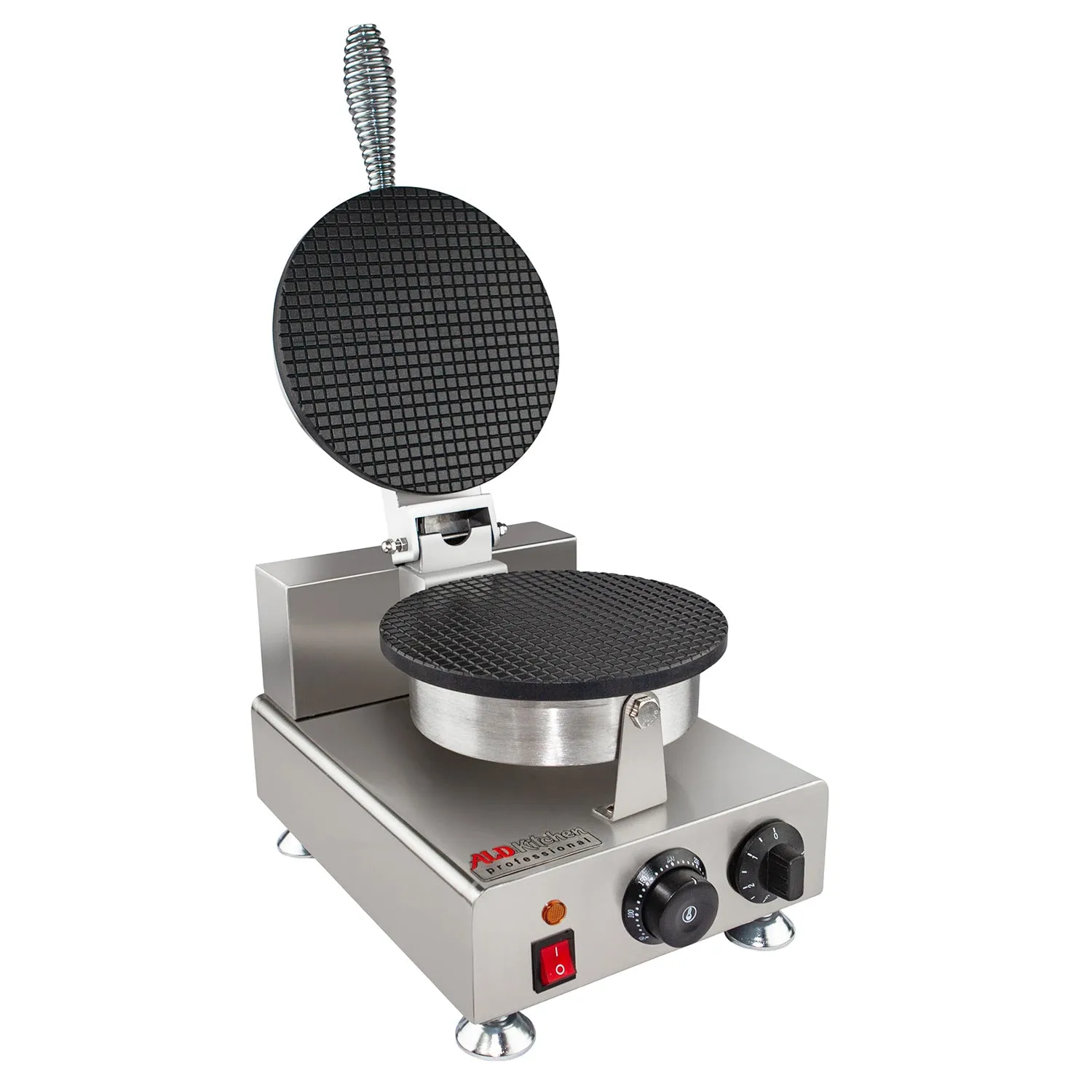 AP-600 Waffle Cone Maker | Commercial Ice Cream Cone Maker | Stainless Steel | Nonstick | Manual Control