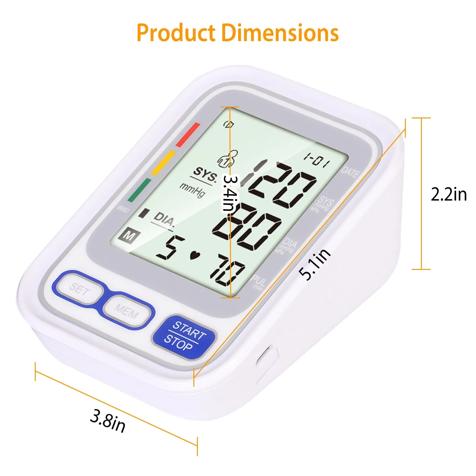 Automatic Arm Blood Pressure Monitor Digital