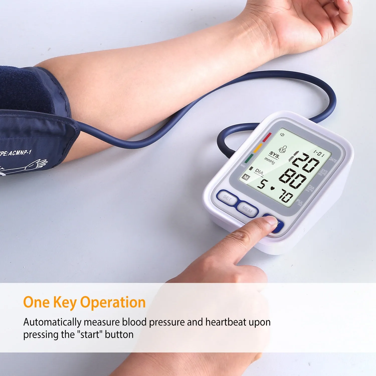 Automatic Arm Blood Pressure Monitor Digital