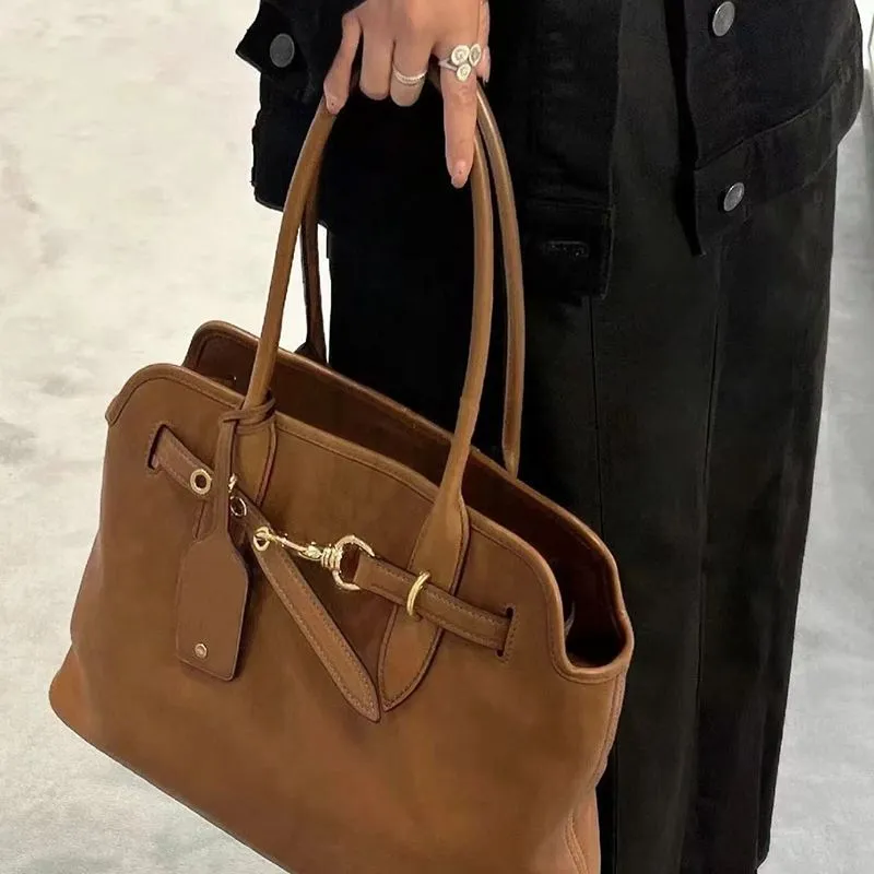 Aventure Large The Brown Leather Tote Bag