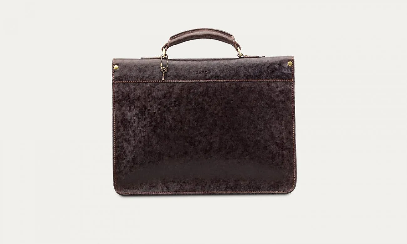 Baron Light Leather Briefcase