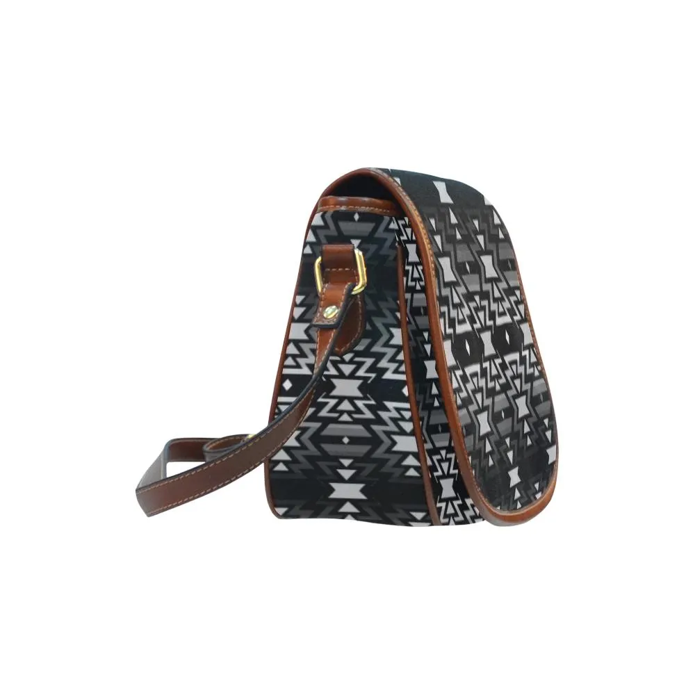 Black Fire Black and Gray Saddle Bag/Small