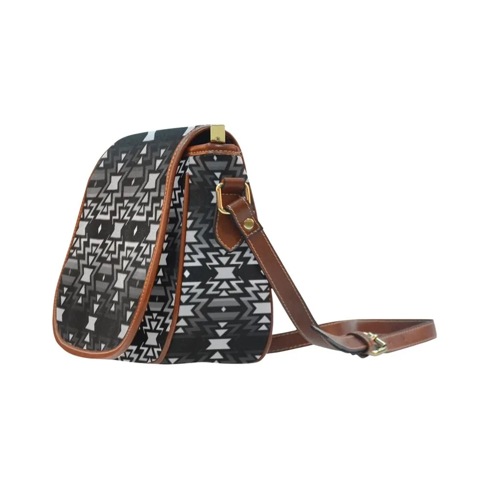 Black Fire Black and Gray Saddle Bag/Small