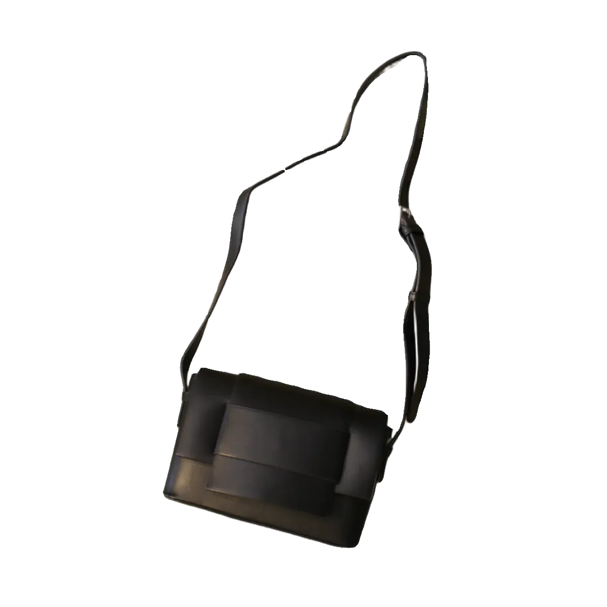 Black Small Flap Crossbody Bag