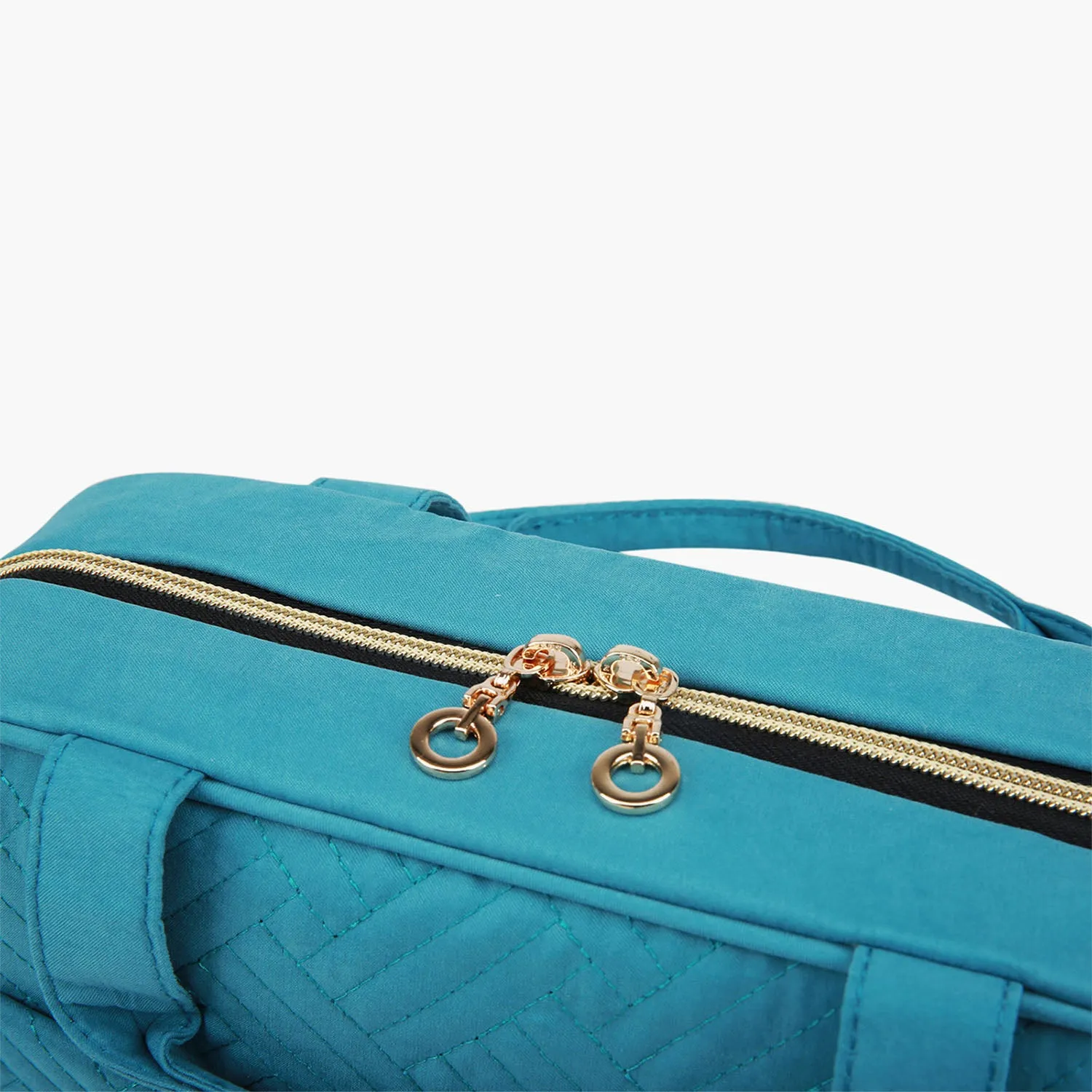 Bonchemin Teal The Space Saver Toiletry Bag