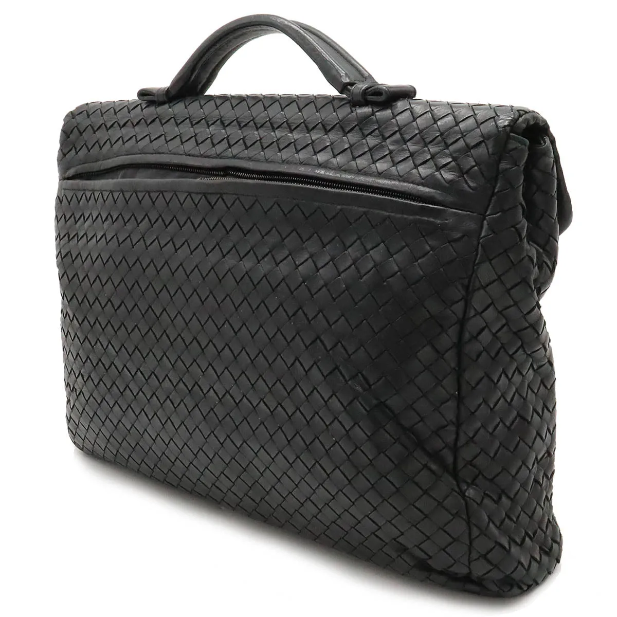 Bottega Veneta Intrecciato Leather Briefcase