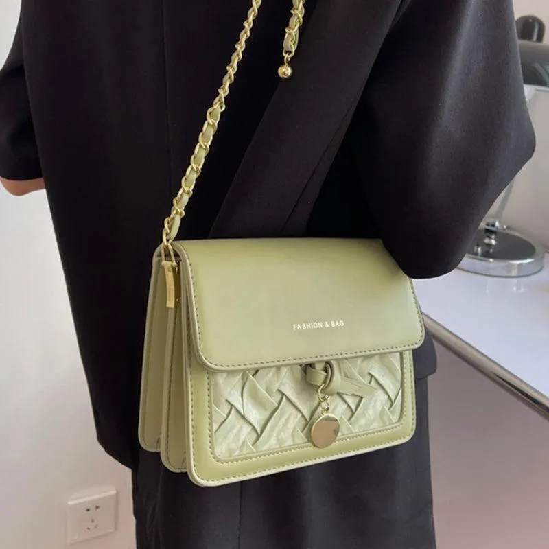 Braided Flap Bag