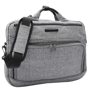 Briefcase Cross Body Organiser Bag Laptop Carry Case H315 Grey