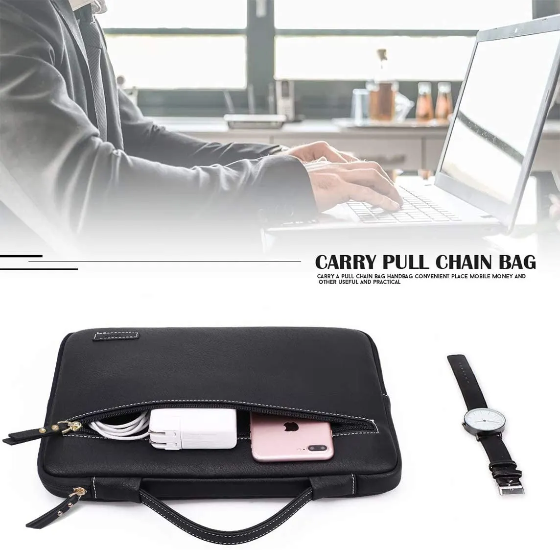 Briefcase Design Laptop Sleeve