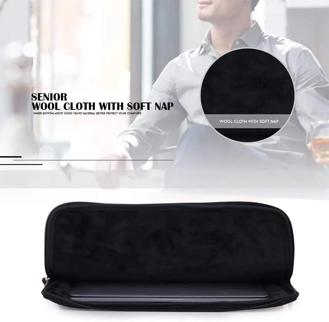 Briefcase Design Laptop Sleeve