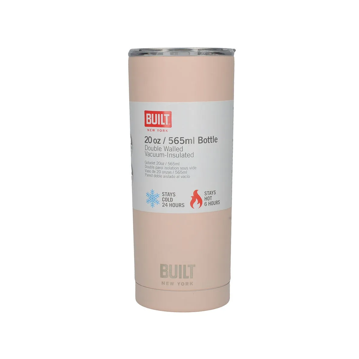 Built Double Wall Insulated Water Tumbler Matt 590ml