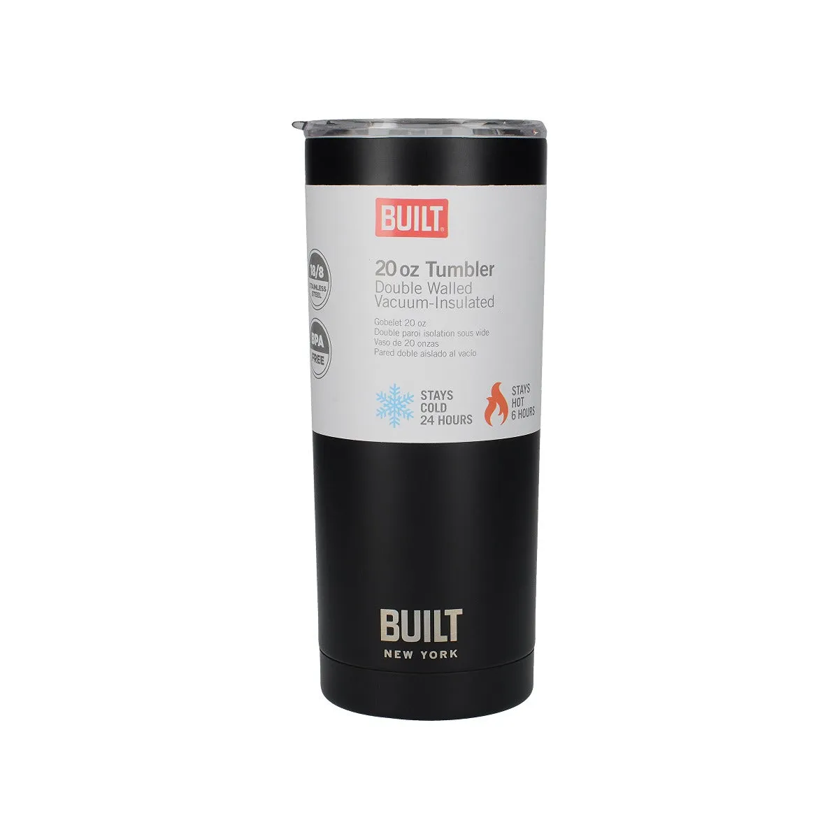 Built Double Wall Insulated Water Tumbler Matt 590ml