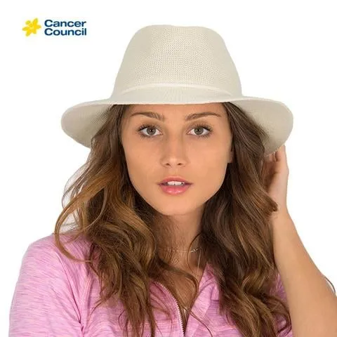 Cancer Council Ladies Jacqui Mannish Hat - Beige