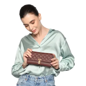 Caprese Sia Flap Wallet Medium Burgundy