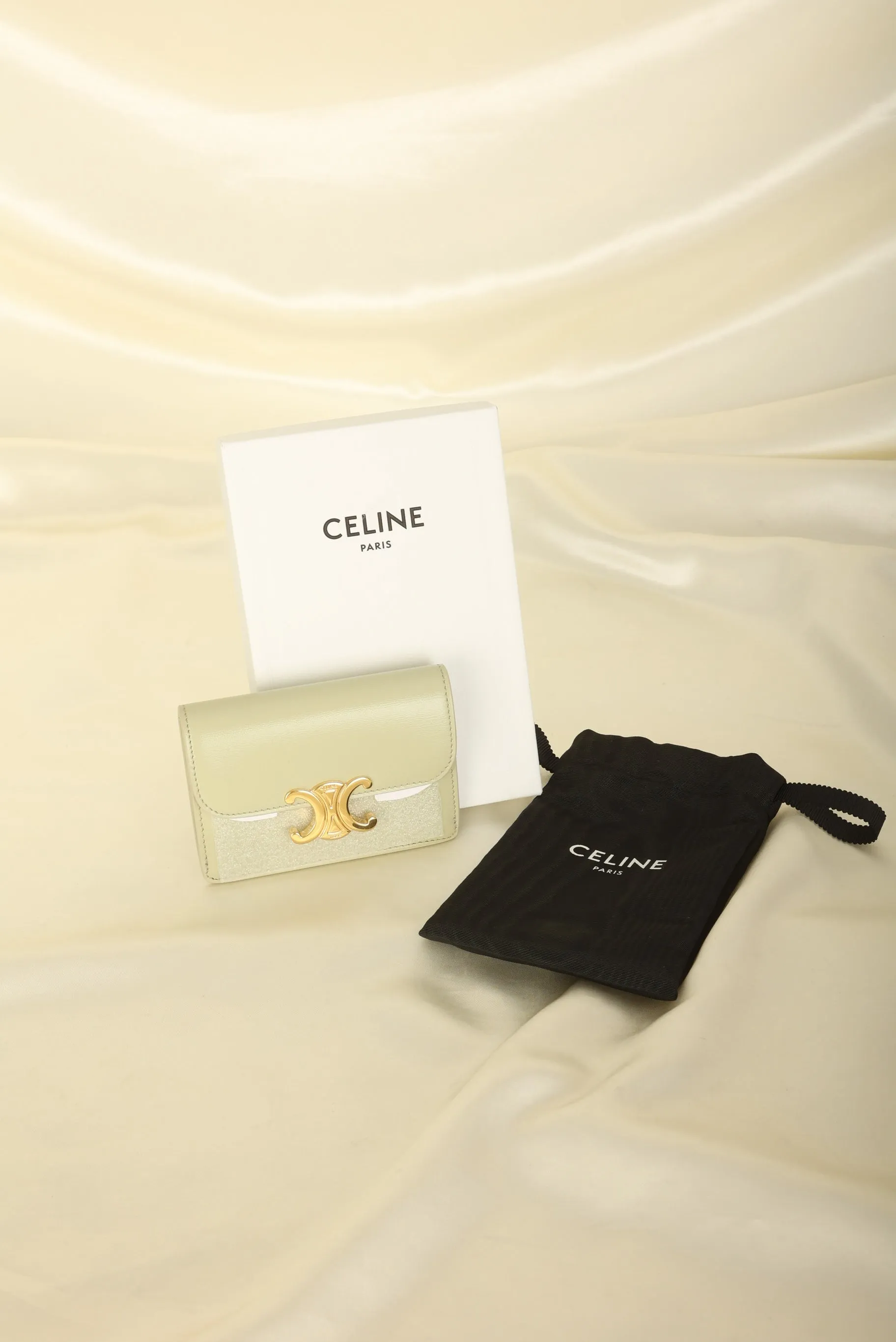 Celine Triomphe Flap Cardholder