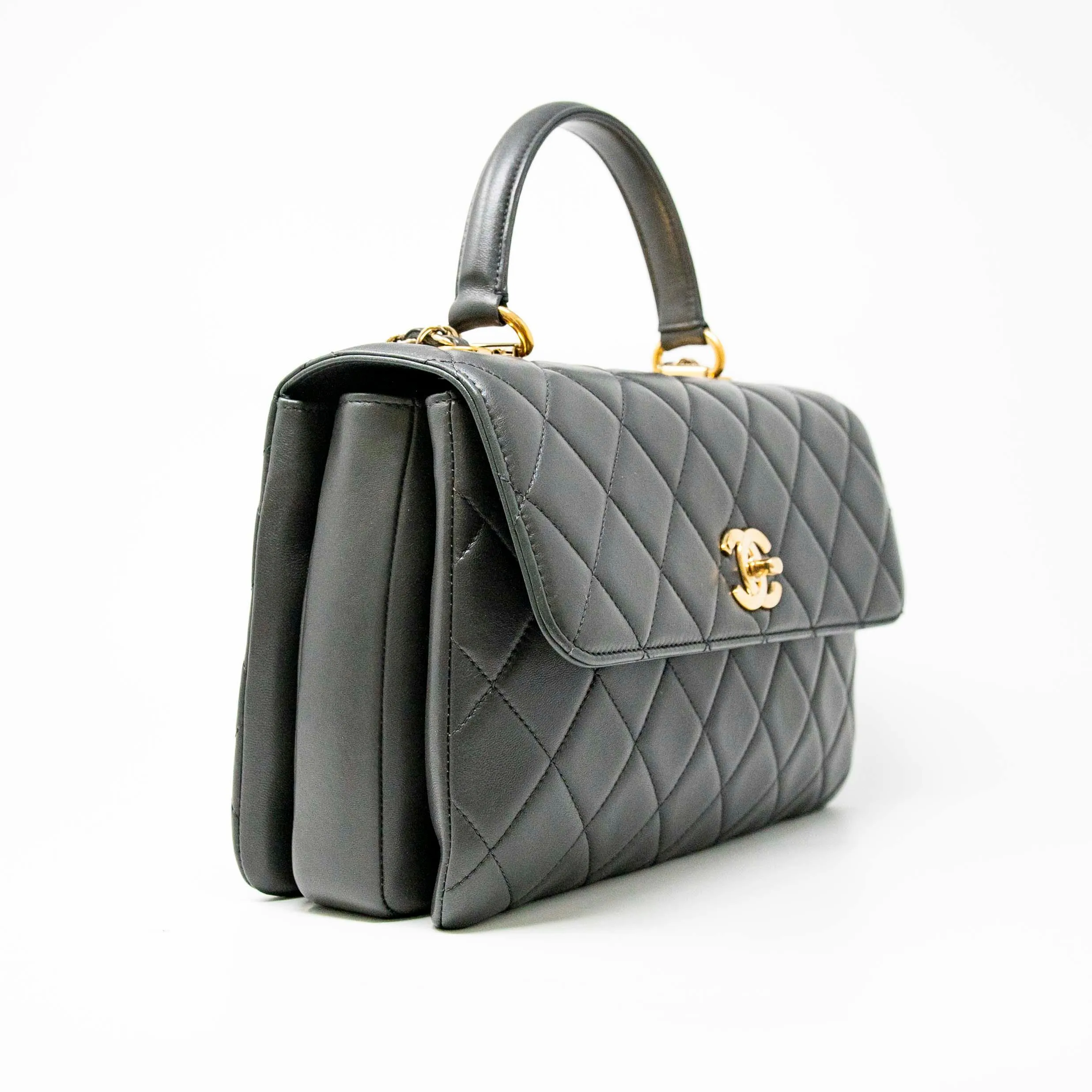 Chanel Grey Medium Trendy CC Flap Bag