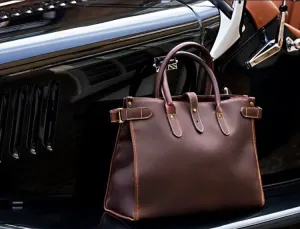 Chelsea Leather Tote - Havana