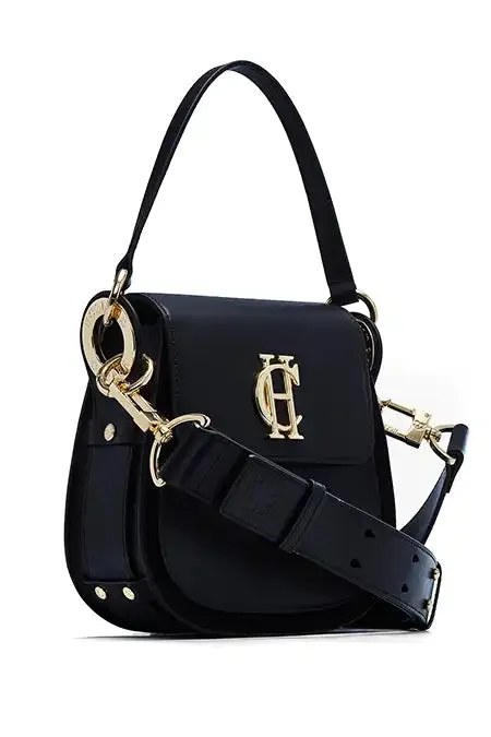 Chelsea Saddle Bag (Soft Black)