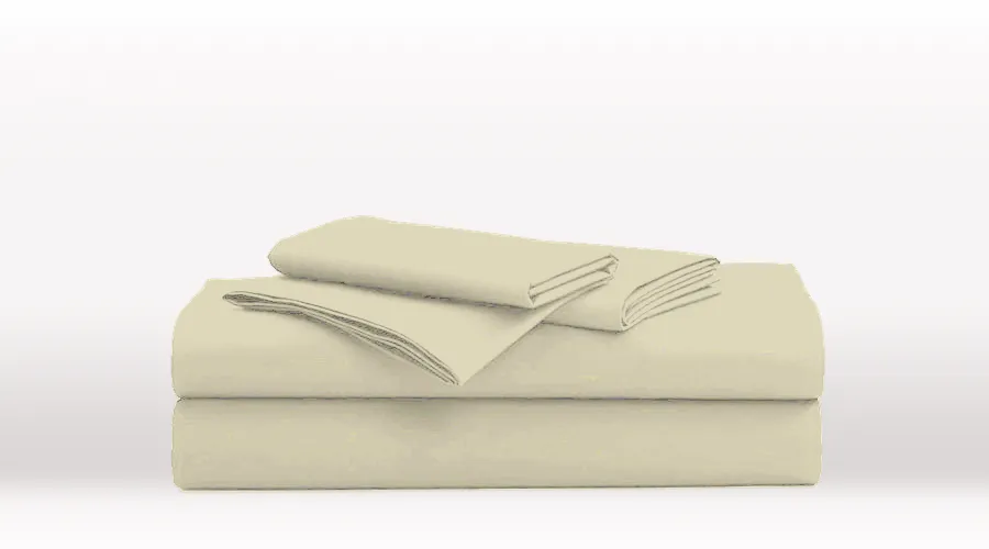 Cream King Size Classic Sheet Set