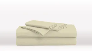 Cream King Size Classic Sheet Set