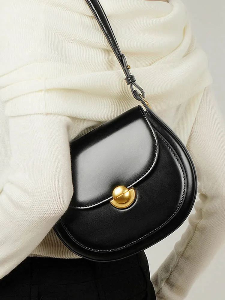 Crossbody Saddle Leather Bag