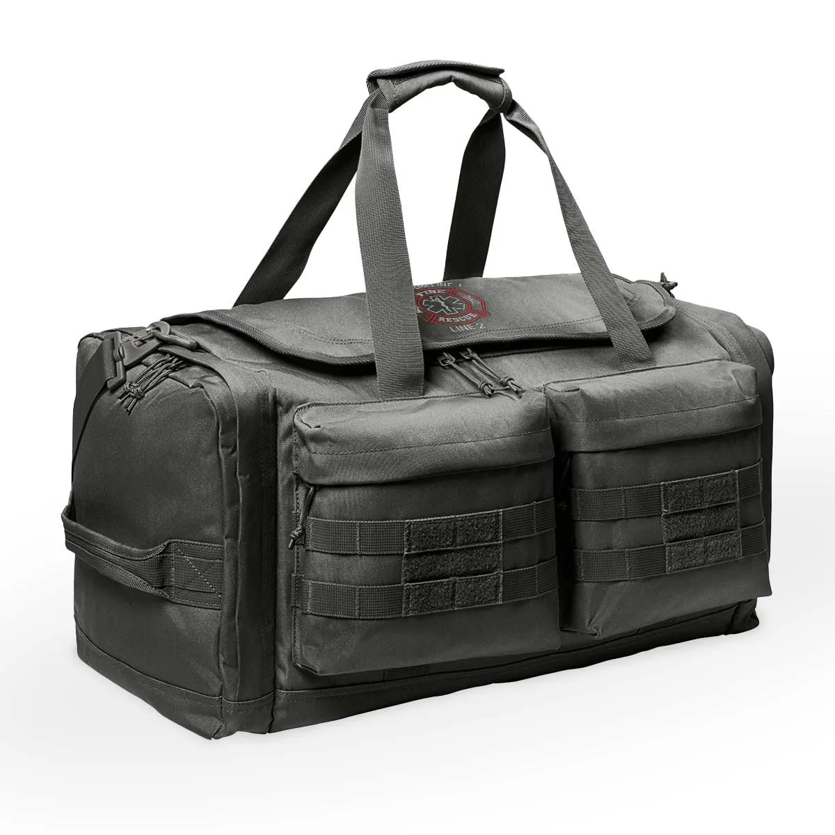 Customized Tactical Duffel Bag with Fire Rescue Embroidery