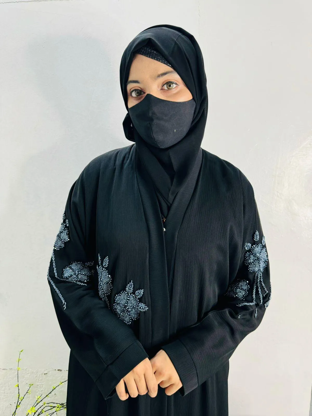 Cutdana Work Abaya Design 12