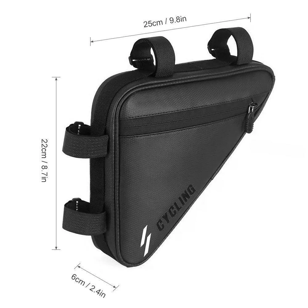 Cycling Triangle Bag Water-resistant MTB Road Bike Frame Tube Bag Pannier Bicycle Bag