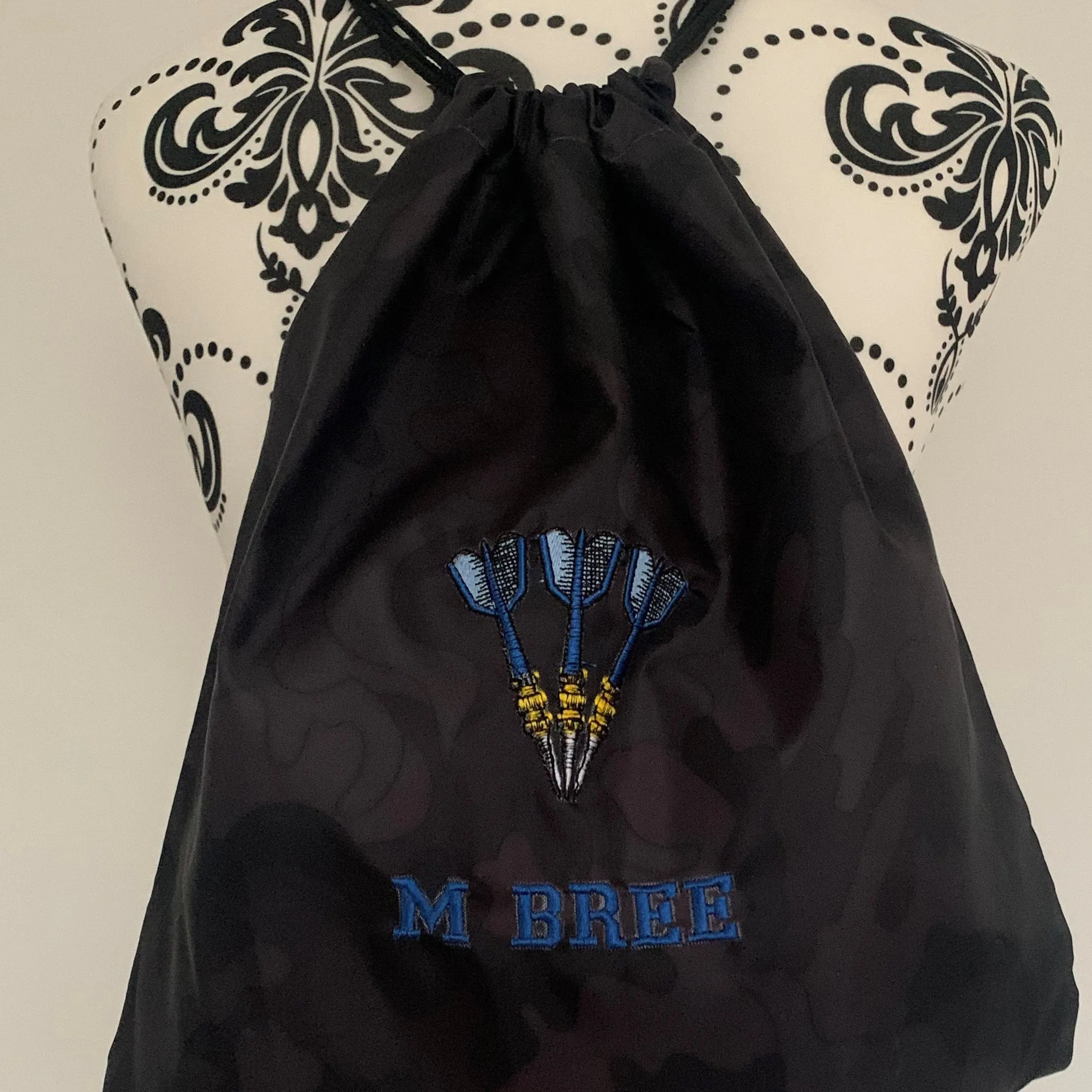 Darts Drawstring Gym Bag - Personalised