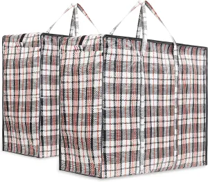 DECO EXPRESS Large Laundry Bags with Zip - 2 Pack Large Storage Bags