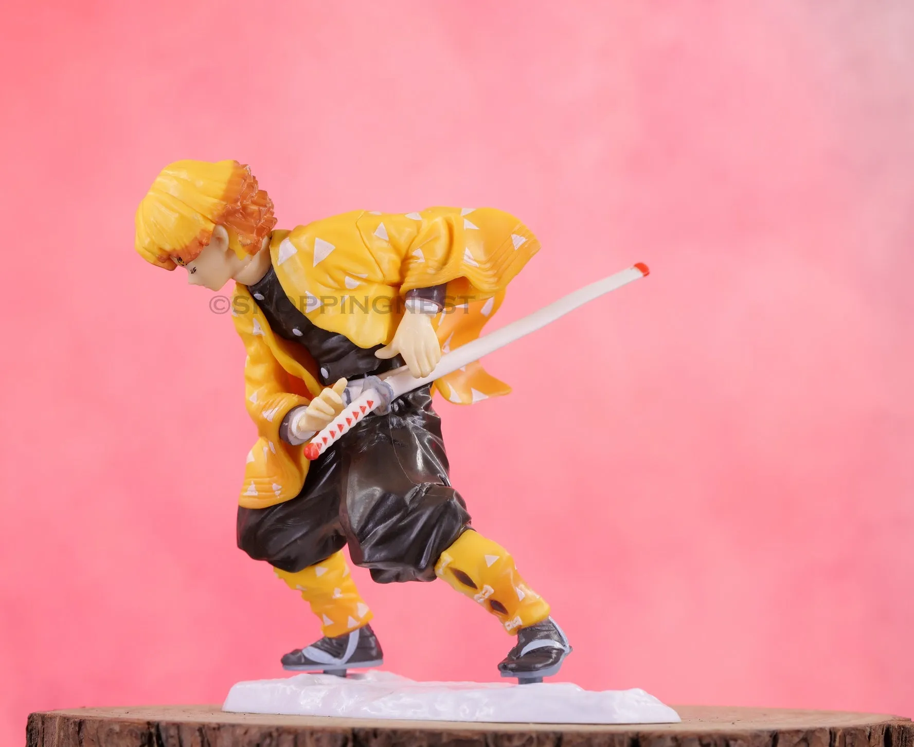 Demon Slayer Zenitsu Agatsuma Action Figure | 16 Cms |