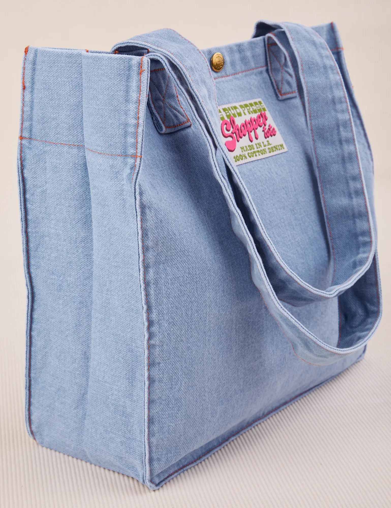 Denim Shopper Tote Bag