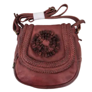 Desert Rose Saddle Bag in Redwood