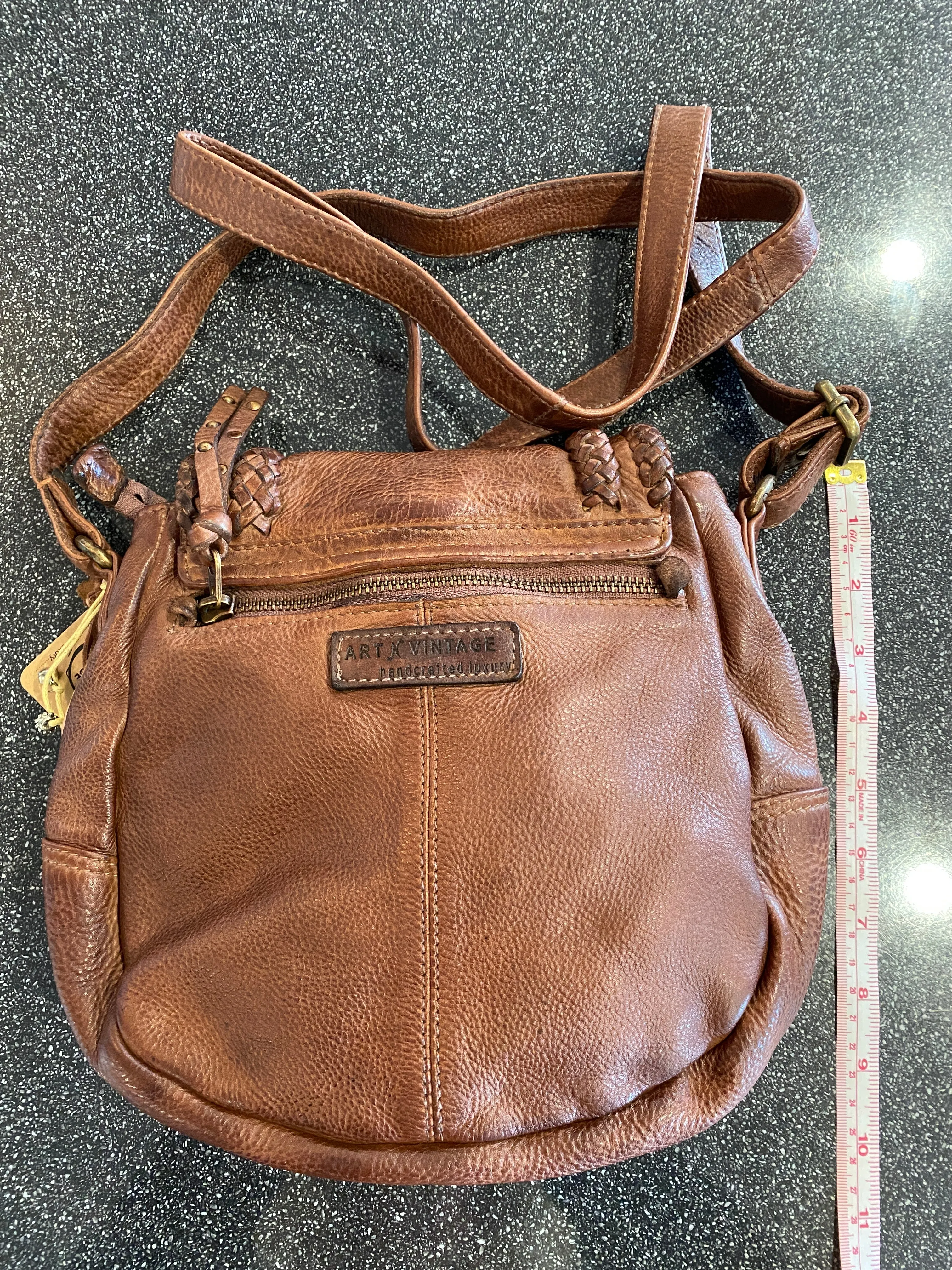 Desert Rose Saddle Bag in Redwood