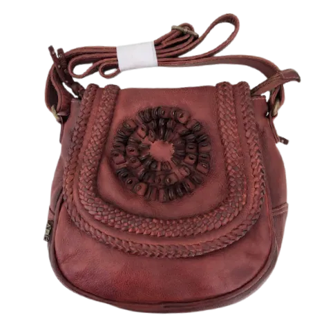 Desert Rose Saddle Bag in Redwood