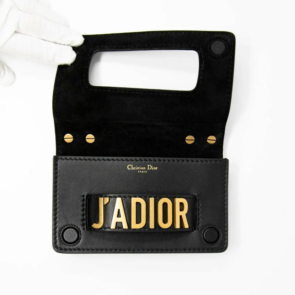 Dior Black Mini J'Adior Flap