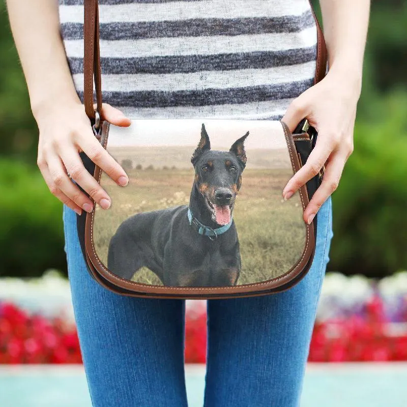 Doberman Saddle Bag