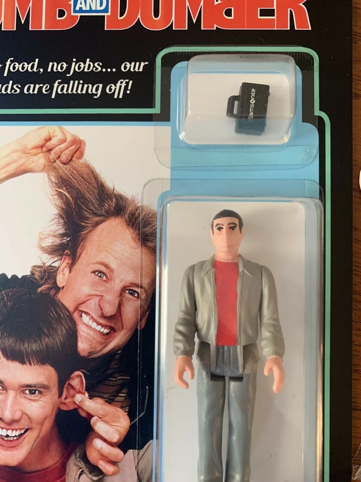 Dumb and Dumber Super Secret Fun Club Jim Carey / Lloyd Christmas Action Figure Carded Edition of 15